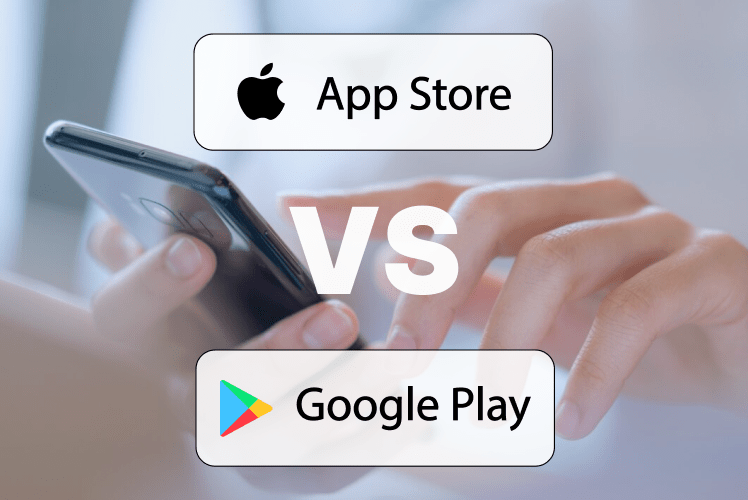 App Store vs Google Play Infographic