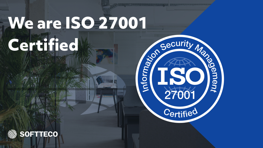 SoftTeco receives ISO 27001 certification - read more in the article