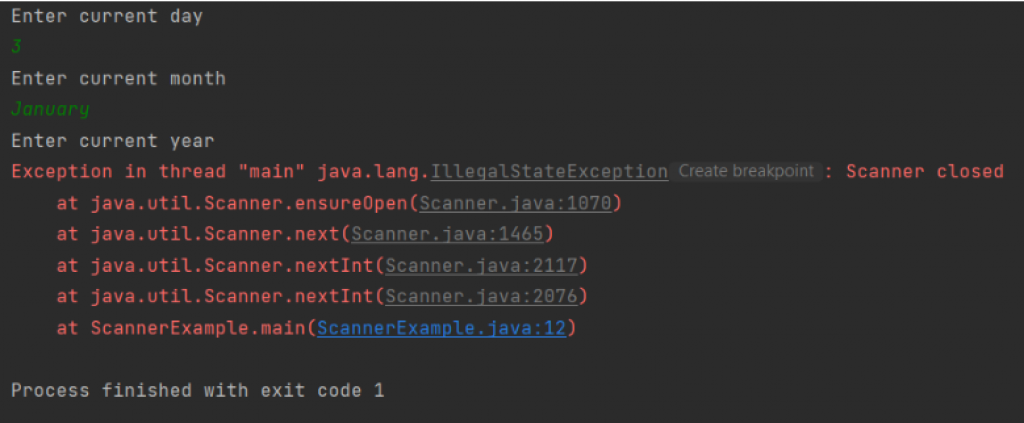 How to take input from user in Java using Scanner?