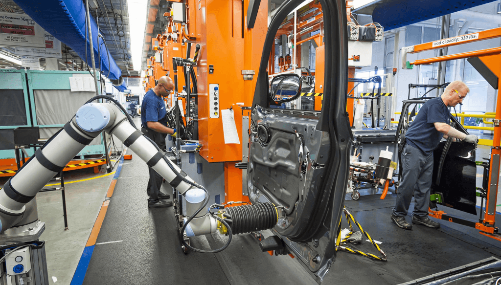 AI in Manufacturing Car Door