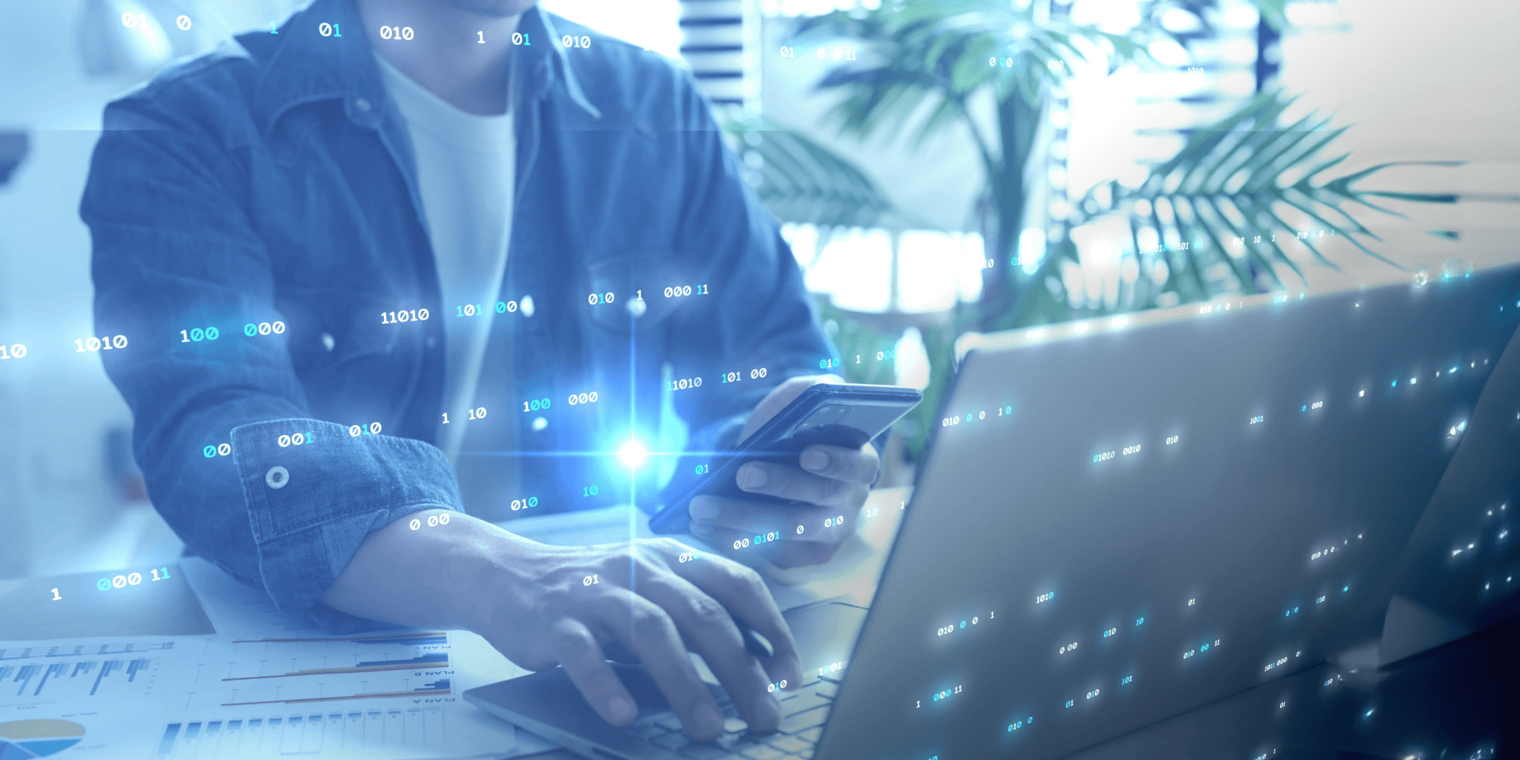 Synder App Background with Numbers