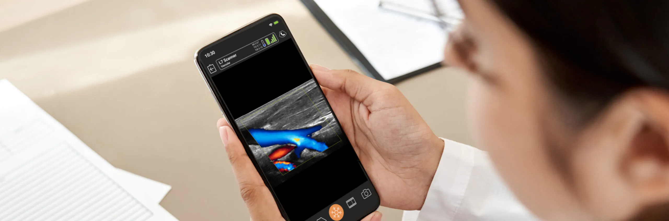 Ultrasound App Development for Real-Time Heart Monitoring